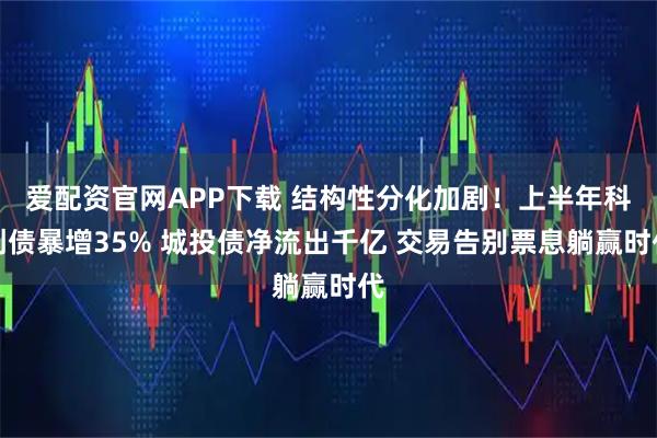 爱配资官网APP下载 结构性分化加剧！上半年科创债暴增35% 城投债净流出千亿 交易告别票息躺赢时代